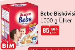 ÜLKER BEBE BİSKÜVİSİ 1000 G ÜLKER BEBE BİSKÜVİSİ 1000 G